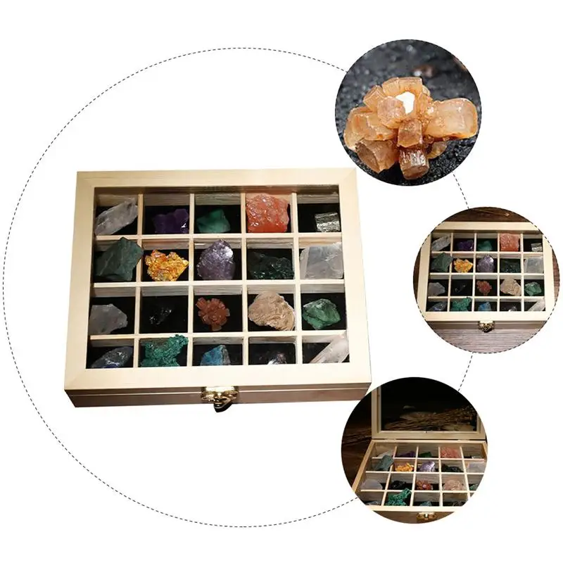 

20Pcs Minerals Crystals Natural Ore Natural Stones Ore Stones Stone Samples