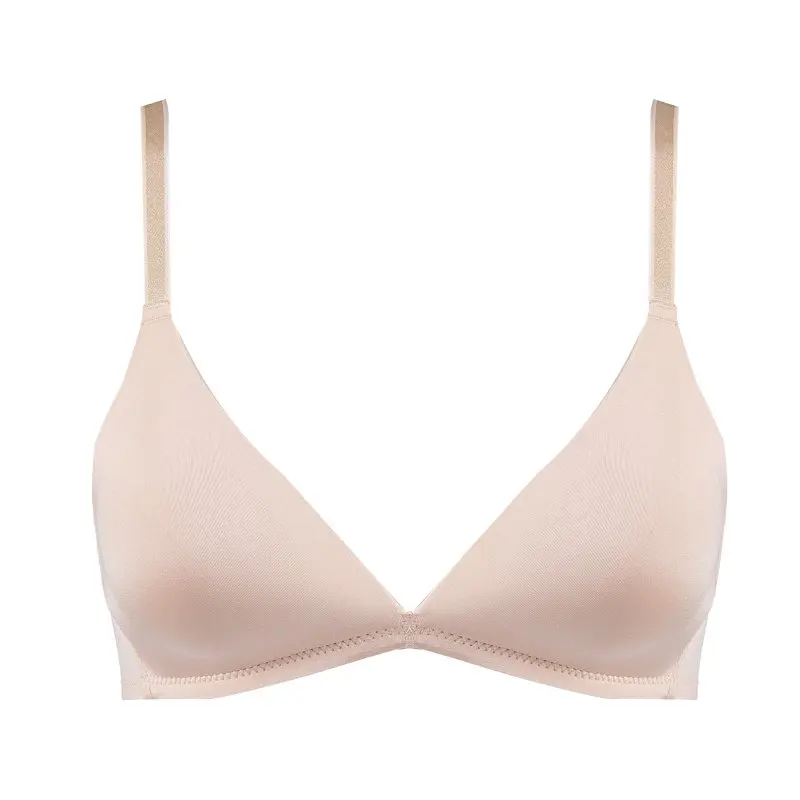 Модный Новый светильник бюстгальтер с треугольными чашечками гладкий без