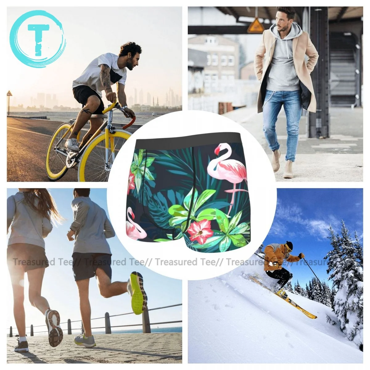 

Leaf Underwear Boy Sublimation Breathable Trunk Pouch Trenky Polyester Boxer Brief