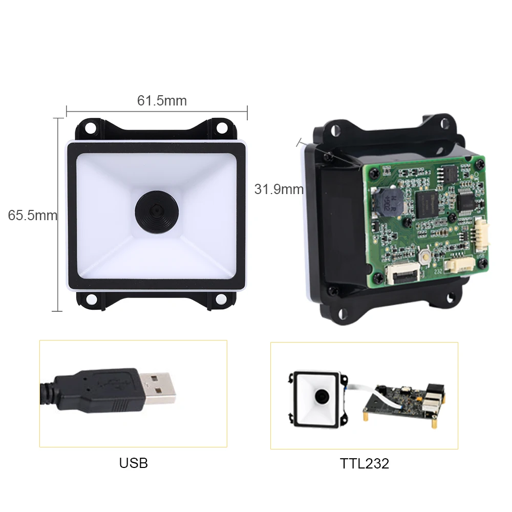 Встроенный QR код Rakinda RD4300 1D 2D сканер штрих кода модуль считывания для киоска