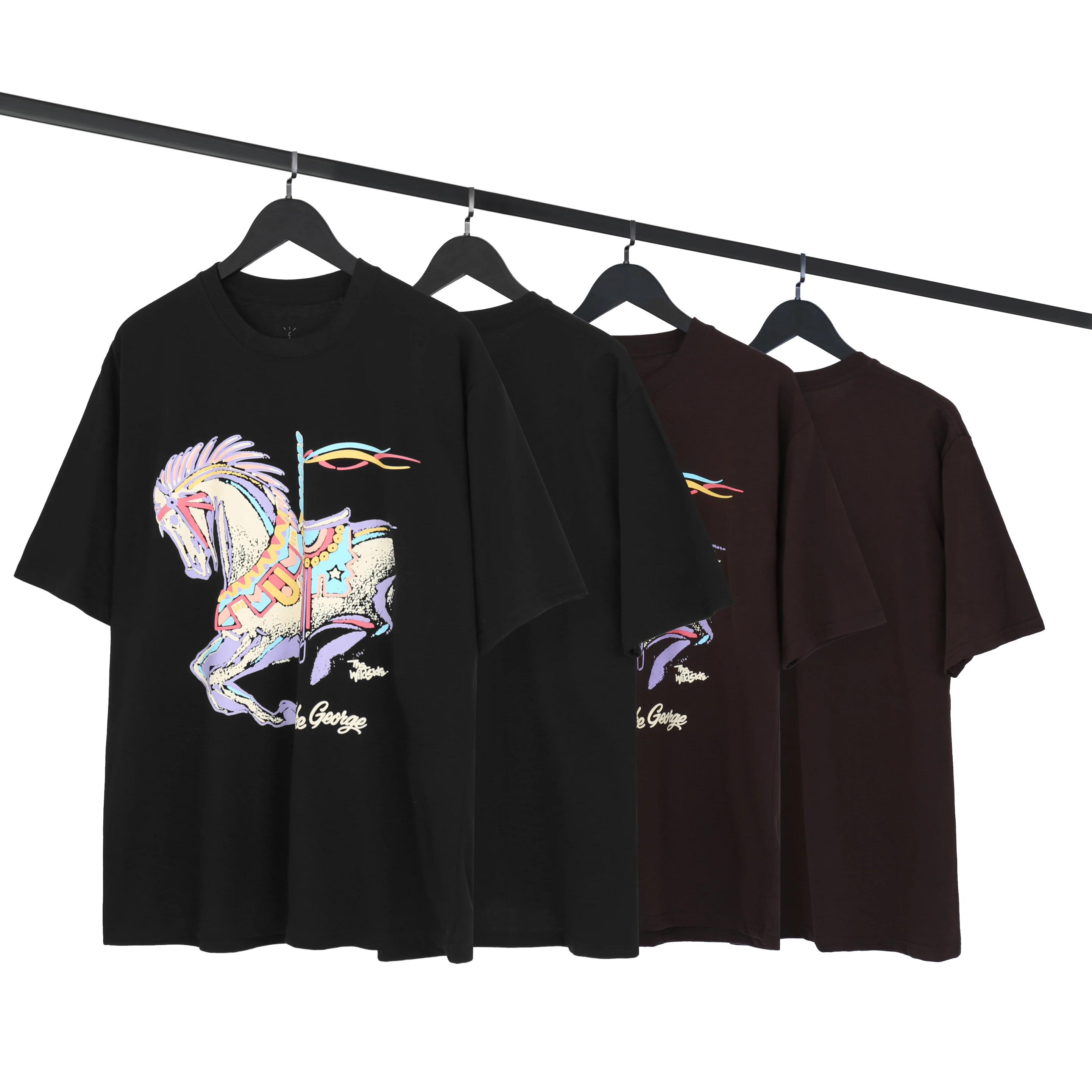 

CODE 45 Men's new round neck T-shirt casual fashion men's clothing