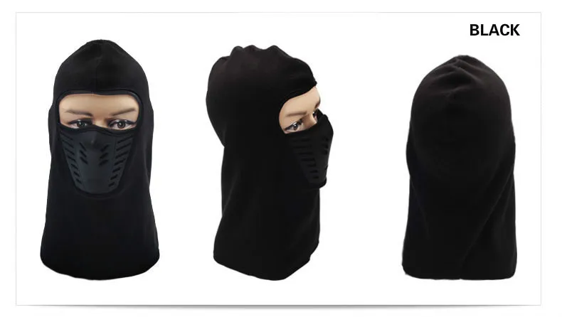 Мотоциклетная Зимняя Маска для лица ветрозащитная бархатная ткань унисекс