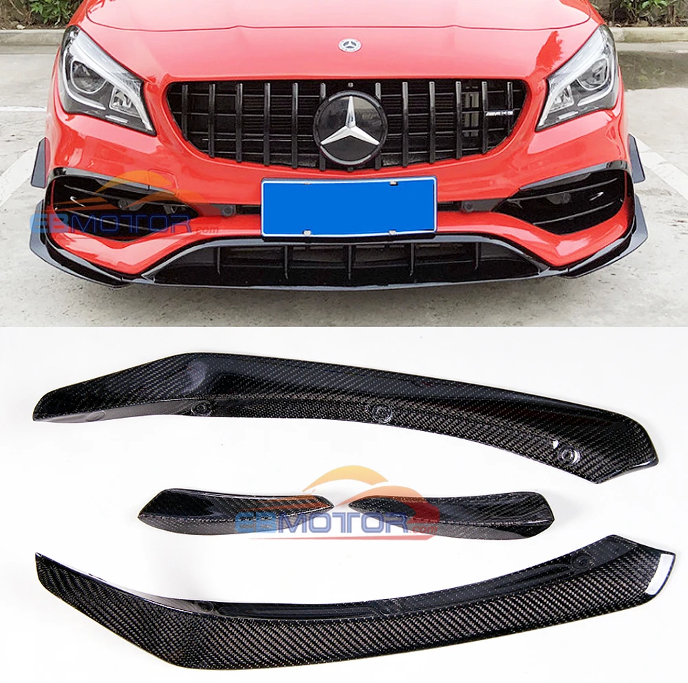 Передние бамперы VAD из углеродного волокна для Benz W117 CLA180 кла200 кла220 кла250 кла45 16-18