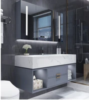 marble bathroom cabinet combination intelligent luxury modern minimalist sink washbasin bathroom sink cabinet