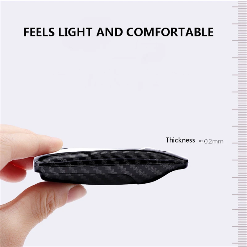 PC углеродное волокно полное защитное покрытие Автомобильный ключ чехол для Audi A4