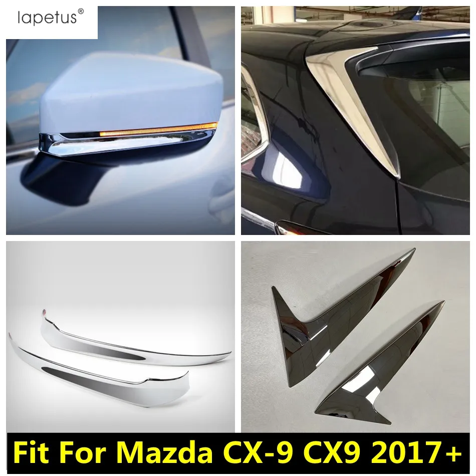 Аксессуары для Mazda CX 9 CX9 2017 2020 ABS хром наружное зеркало заднего вида/полоса окон и