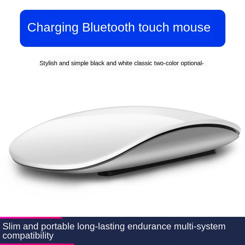 

Bluetooth 2.4G Wireless Magic Mouse Silent Rechargeable Computer Mouse Thin Ergonomic PC Office Mause For Apple Mac Microsoft