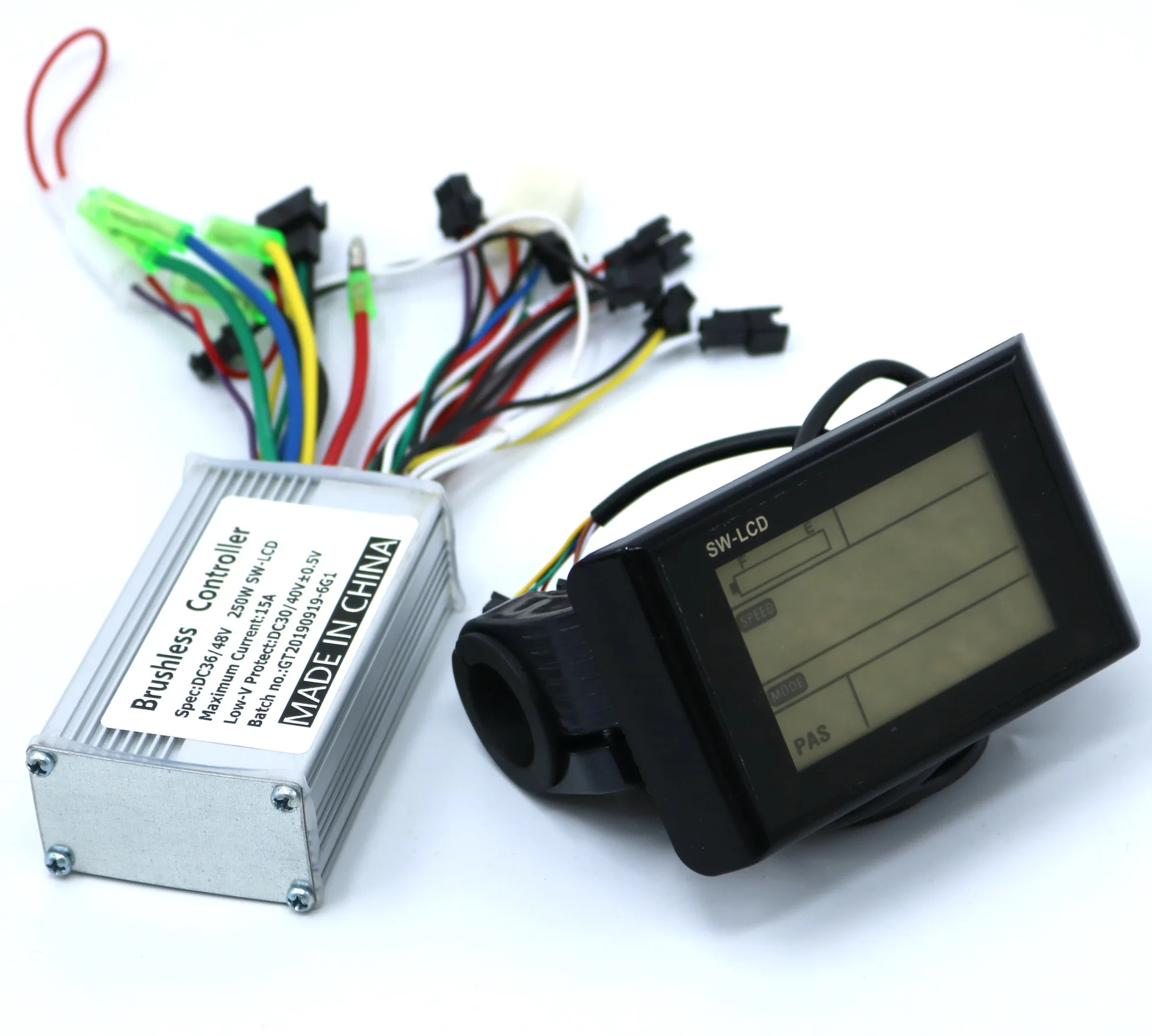 Greentime 36V 48V 250W 350 Вт бесщеточным двигателем постоянного тока контроллер электровелосипеда+ SW900 ЖК-дисплей Дисплей один комплект