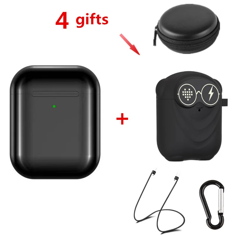 5 black add gifts I200 tws Aire2 Bluetooth наушники PK W1 H1 датчик Tap управление беспроводной зарядки наушники PK i10 i10tws i12 i30 i60 i80 i100 TWS - Цвет: 5 black add gifts