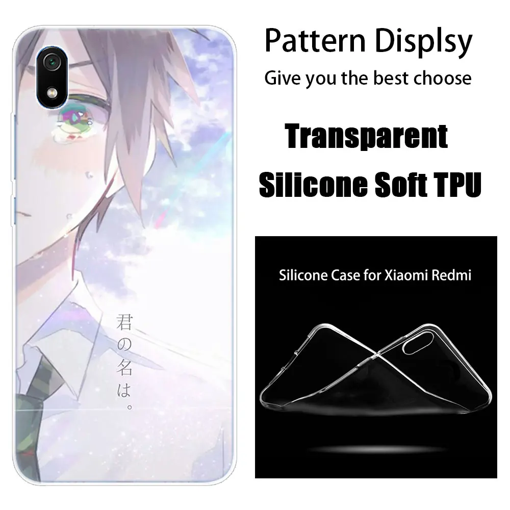 004 Роскошный силиконовый чехол аниме ваше имя Kimi no Na wa для Xiaomi Redmi K20 Pro 7 7A 6 6A 4X5 Plus S2 GO Note 8 7 6 5 Pro 4 - Цвет: 004