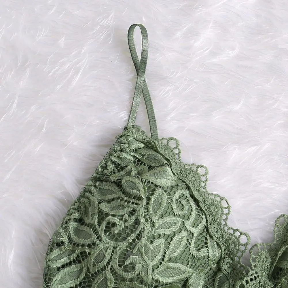 Женский кружевной бюстгальтер с V-образным вырезом |