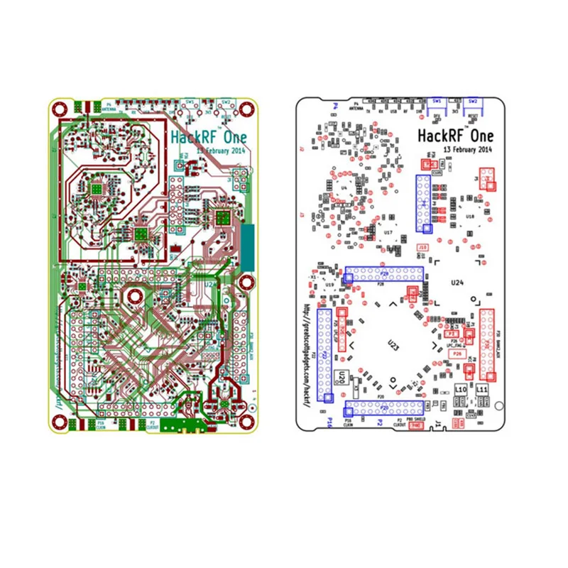 HackRF один 1 МГц до 6 ГГц программно-радио на платформе макетная плата SDR