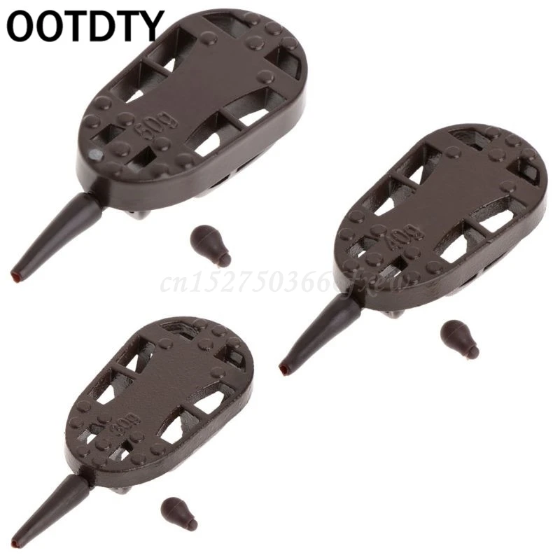 Рыболовная приманка-фидер клетка из цинкового сплава 30 г/40 г/50 г леска с