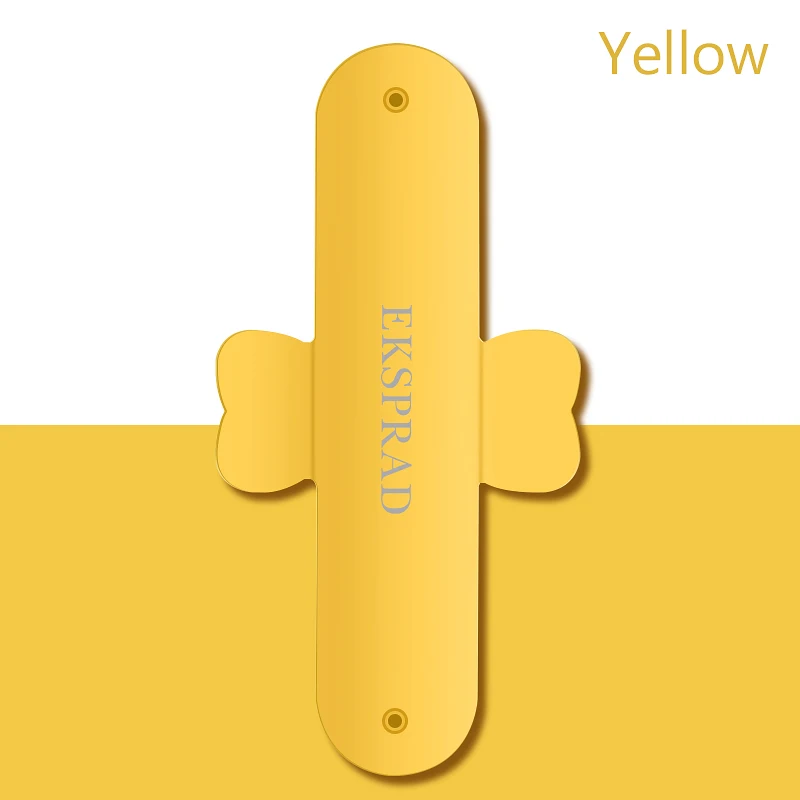 Yellow Держатель u-подставка для мобильного телефона, мини-держатель, универсальный чехол для телефона, силиконовая подставка для iPhone 6, 7, 8 Plus, samsung, huawei, Xiaomi - Цвет: Yellow