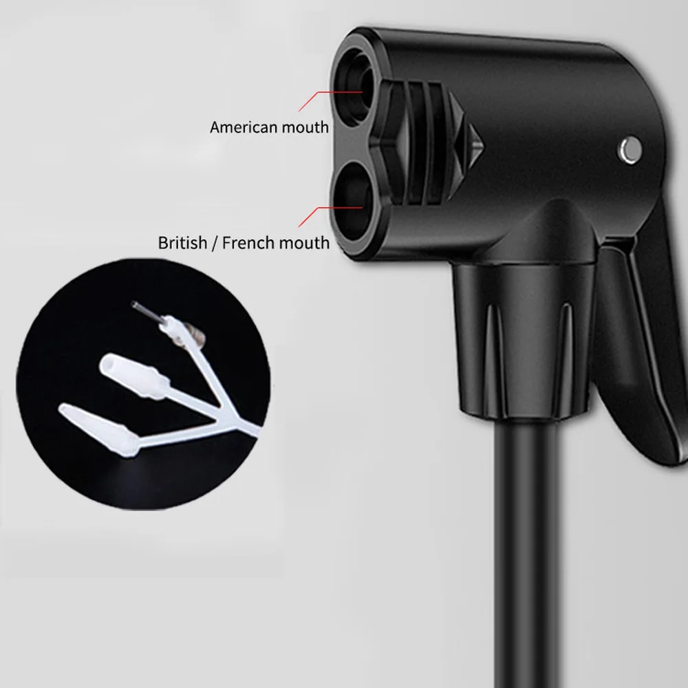 

Mountain Bike Foot Air Pump Portable High-Pressure Steel Inflator Pump MTB Cycling AccessoriesFor Bicycle Motorcycle Car Tire