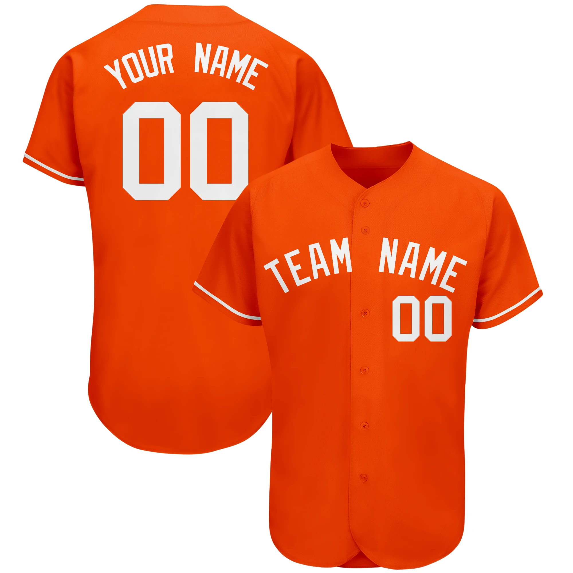 Custom Baseball Jersey Design Classic Shirt Button Down Print Team Name Number Softball Jersey for Men/Youth Game Training/Party