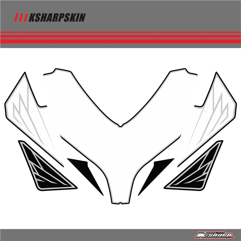 

Front Fairing Motor Number Board 3D Gel Protector for CBR1000RR 2004-05
