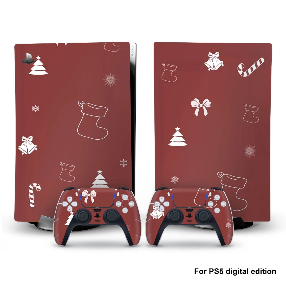 

Стикеры для консоли Playstation 5 и 2 контроллера