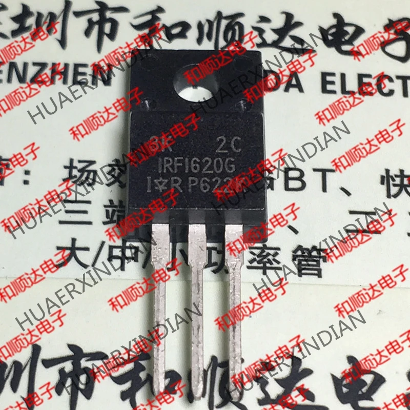 5 шт. новые оригинальные кнопки IRFI620G TO 220F 200V 4.1A|Компоненты предохранителей| |