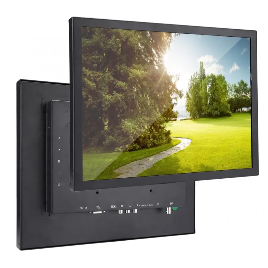 15 дюймов 1024x768 HD полностью металлический промышленный монитор HDMI/VGA/AV/BNC/USB G15 (V59) (100