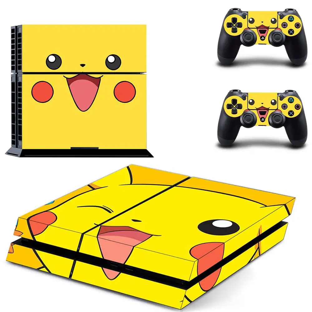 Наклейка Pokemons PS4 для игровой консоли 4 и 2 контроллера виниловые наклейки Защитная