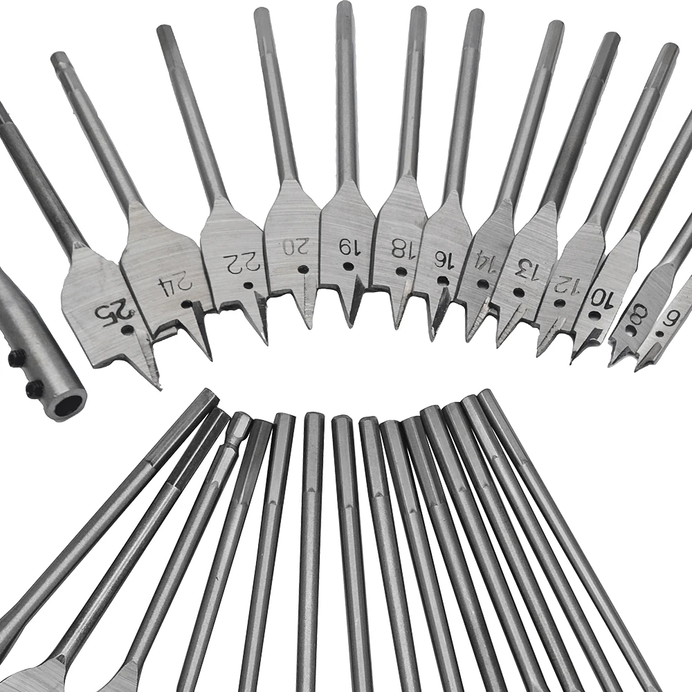 13 шт. по дереву сверло комплект плоской лопаты удлинитель шестигранный хвостовик