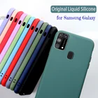 Жидкий силиконовый чехол для Samsung Galaxy A01, A21S, A31, A41, A51, A71, M21, M31, M31S, M51, A10, A10S, A20, A20S, A30, A40, A50, A50S, A70, A11