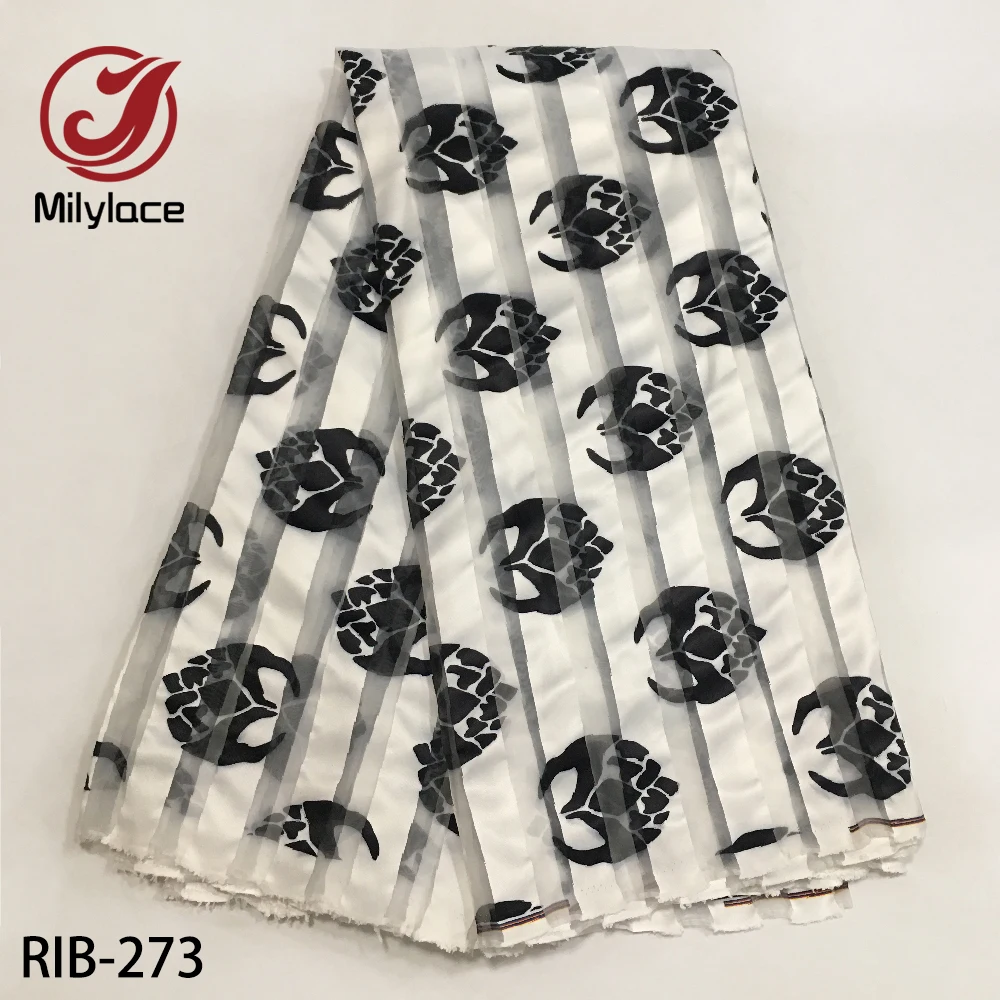 Новинка шелковая восковая африканская ткань лента в полоску мягкий материал