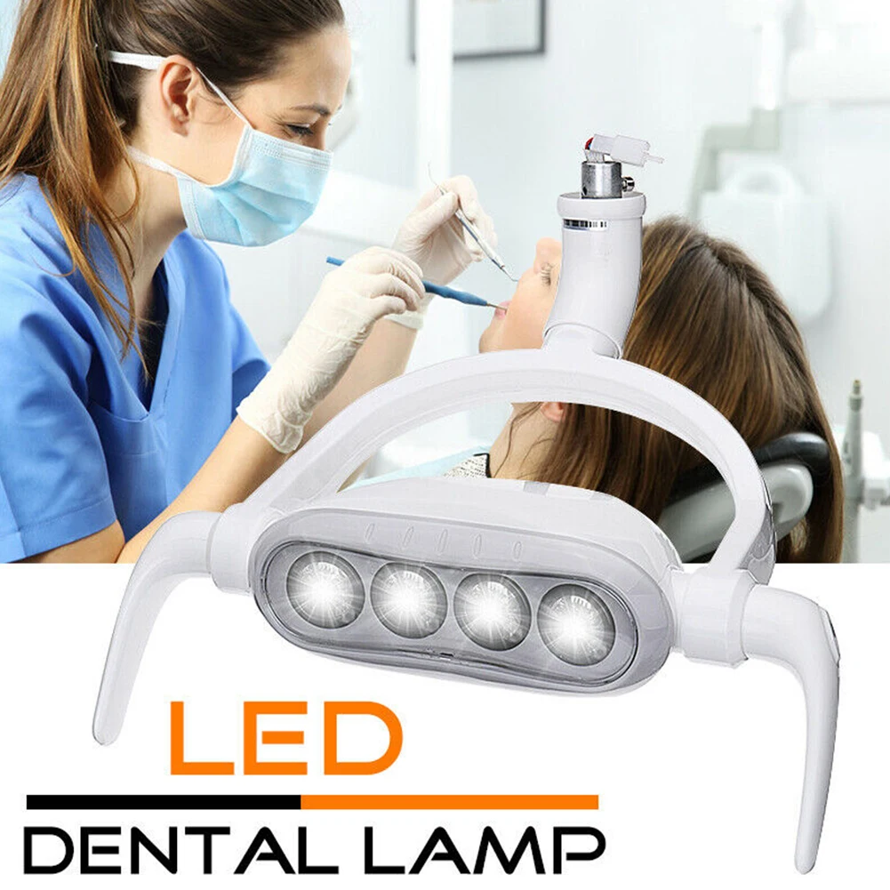 6300K 15W LED Shadowless Induction Lamp Light Dental Chair Accessories Teeth Care Removable Handle Parts Tool Oral Operation