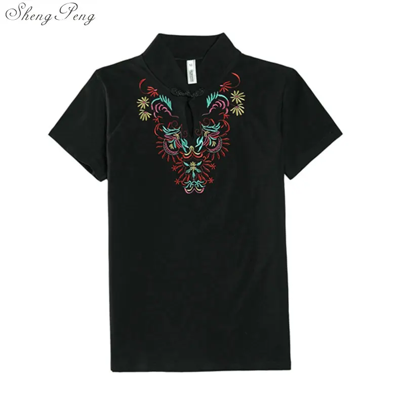 

Traditional chinese clothing for women cheongsam top and blouses Embroidered oriental China clothing G119