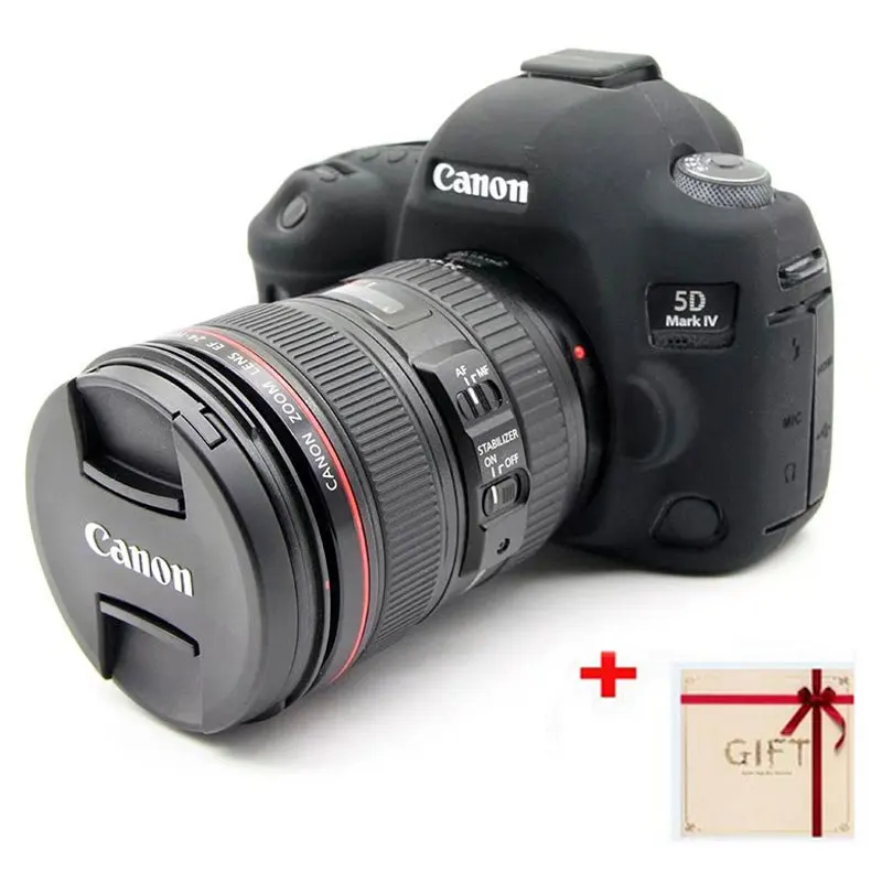 Красивая мягкая силиконовая резиновая сумка для камеры Canon EOS 5D4 5D Mark IV защитный