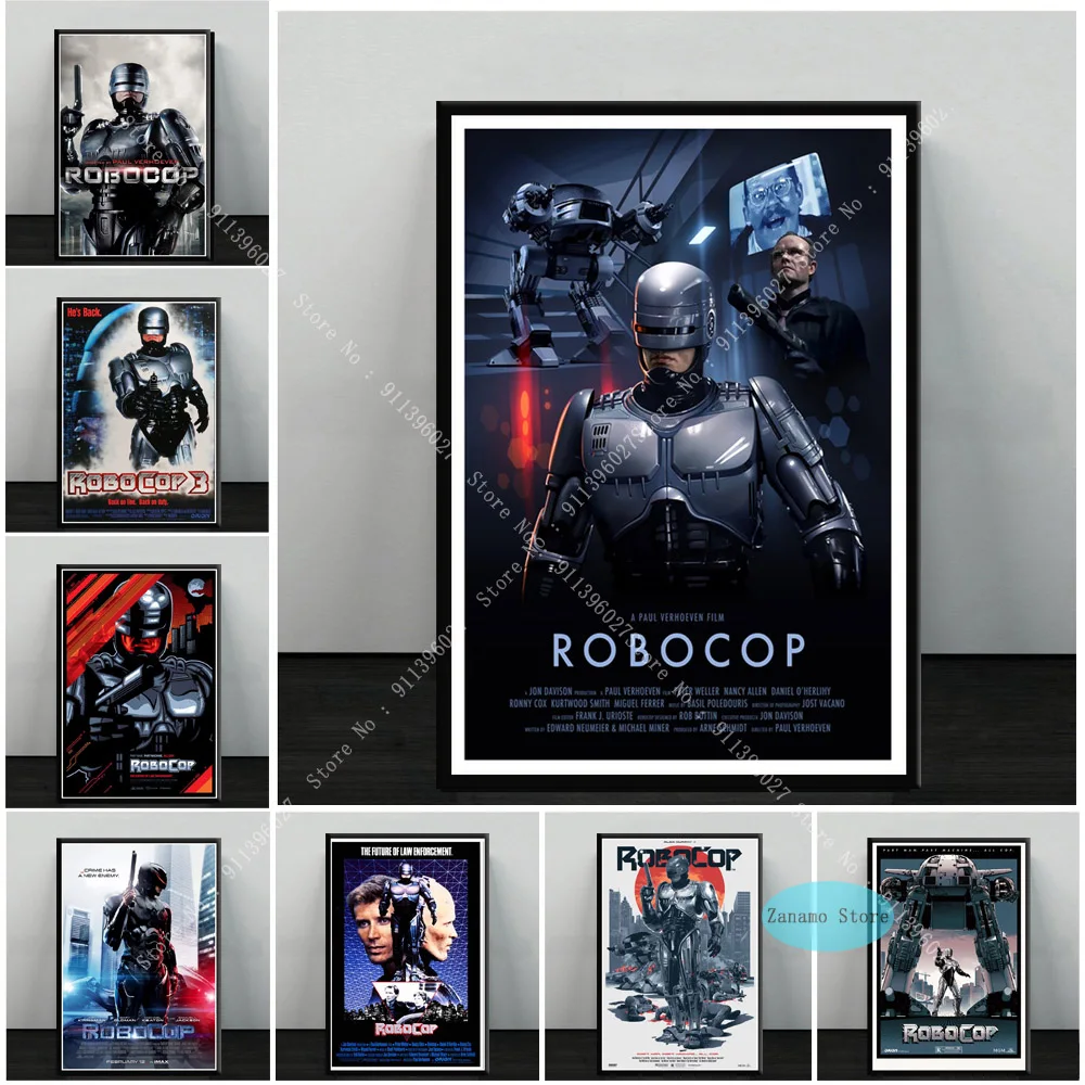Плакат ZT602 HD принты RoboCop популярный фильм классический аниме комикс холст картина