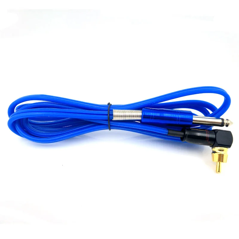 Silicone RCA Tattoo Clip Cord Permanent Makeup 180cm Length With Copper Head Tattoo Clip Cord For Tattoo Gun Power U-PICK Color