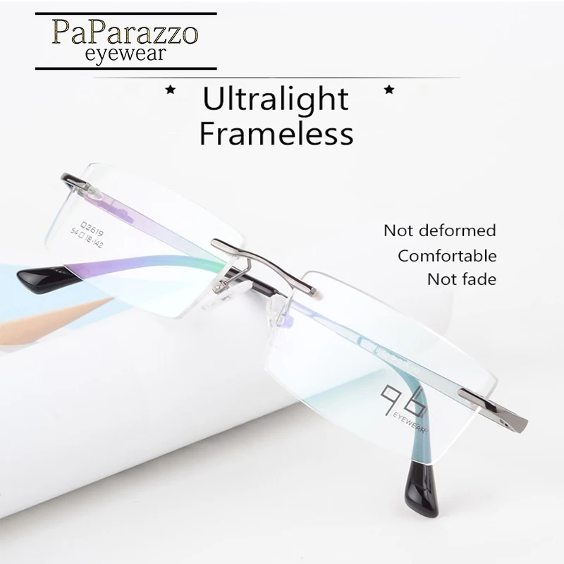 Очки для чтения без оправы мужские/женские ультралегкие оптическая