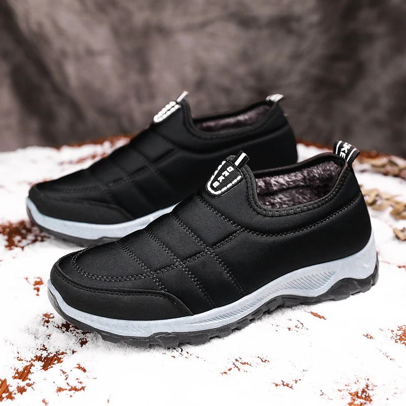 

Кроссовки мужские легкие, повседневная прогулочная обувь, теплые лоферы, без застежки, теннисная обувь, Осень-зима 2021