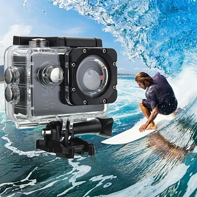 JCKEL Outdoor Sport Action Mini Camera HD 1080P Waterproof Cam Screen Color Water Resistant Video Surveillance Underwater Camera