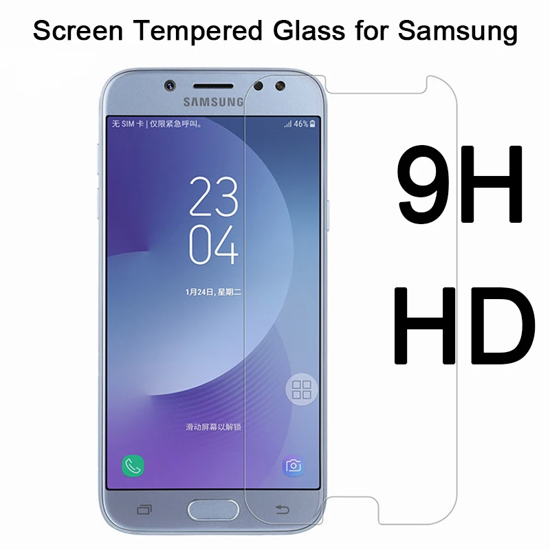 2 шт. прозрачная пленка HD закаленное стекло Защита экрана для Samsung S7 S6 Защитное S5