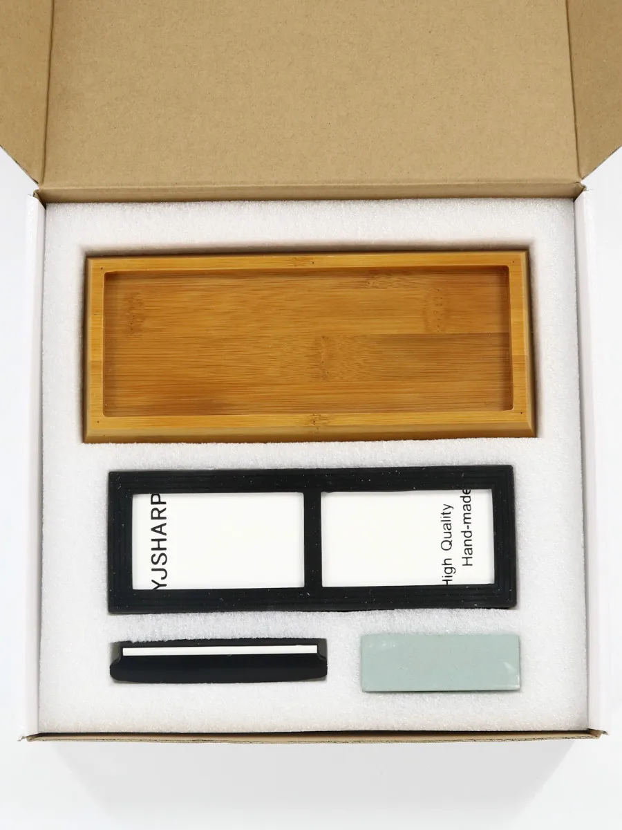 1000 6000 Grit Set Двухсторонний точильный камень точильный камень Материал корунд и карбид кремния для кухонных ножей и садового инструмента - Цвет: 1000 6000 Grit Set