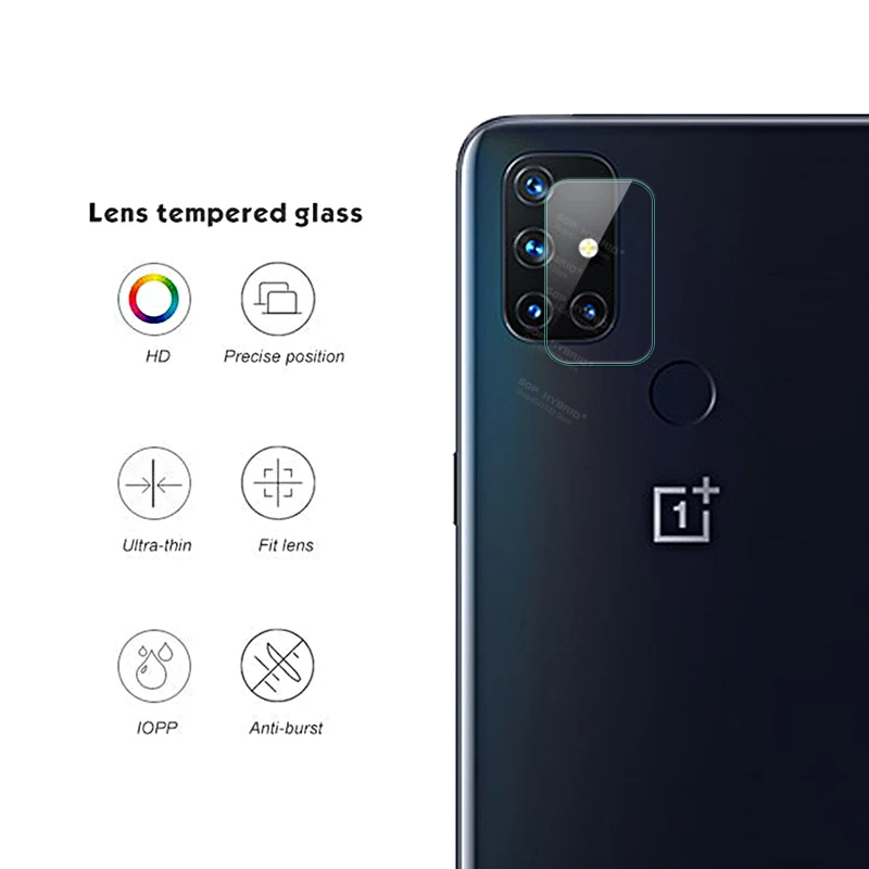 

1-to-2 Camera Glass For OnePlus Nord N10 5g Protective Glass On For One plus 1+ nordn10 n 10 10n Light Phone Screen Film Sklo