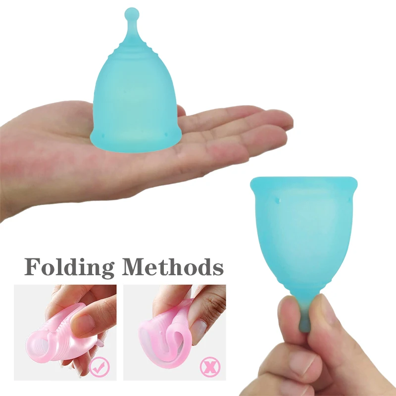 5 шт. медицинская силиконовая менструальная чаша Женская гигиена менструальный