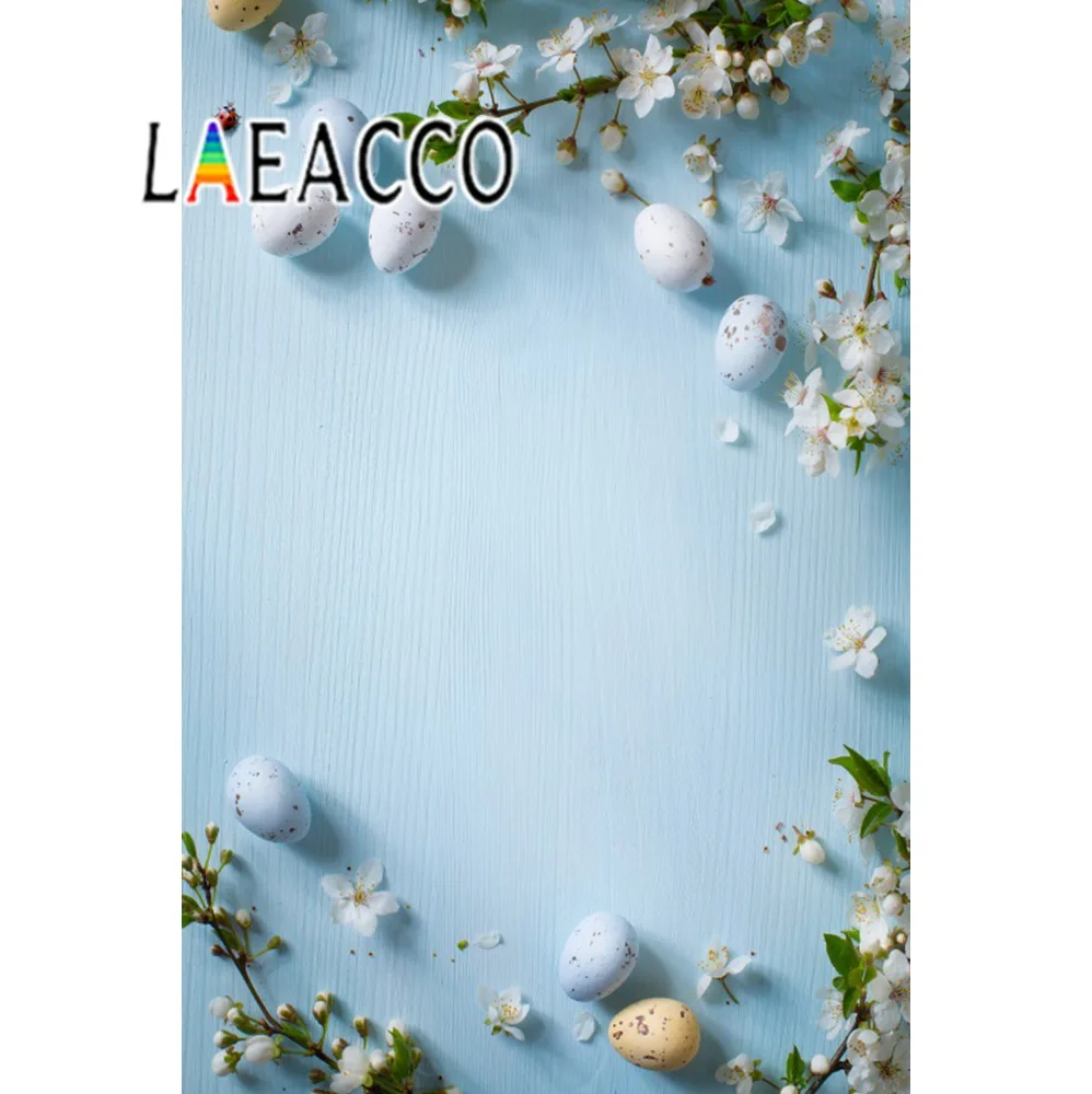 Laeacco весенний цветок лепесток счастливый Пасхальный день яйца Детские