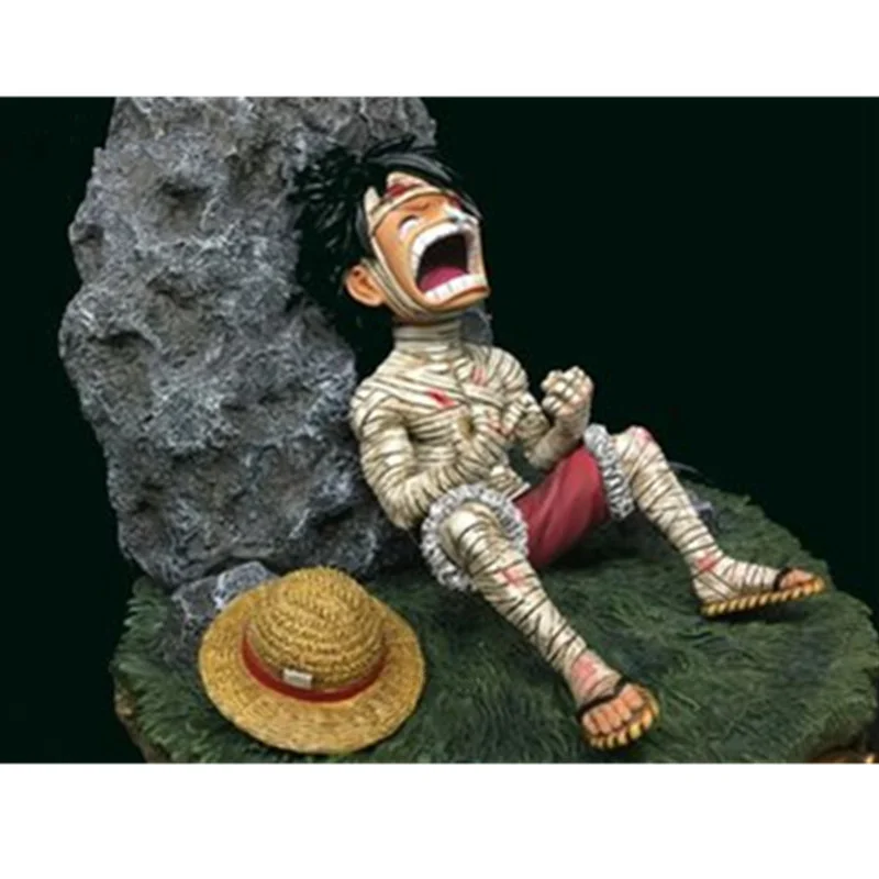 8 &quotONE PIECE повязка на грудь Monkey D. Статуя Луффи соломенная шляпа Пираты Полный