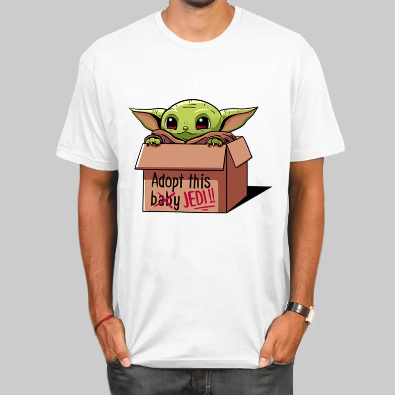 Красивая детская футболка в стиле Харадзюку с принтом йода мандалор модная хип