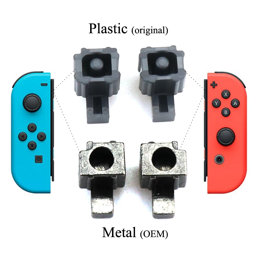 

YuXi Plastic & Metal Buckle Lock + Springs for Nintend Switch NS NX Joy-Con JoyCon Controller Repair Parts