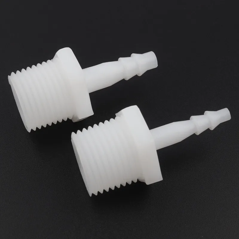 NuoNuoWell 5pcs/lot G1/2 Male Thread To 4~20mm Food Grade PE Straight Connectors Aquarium Fish Tank Air Pump Aerator Hose Joints | Дом и сад
