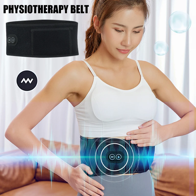 

7.5W Thermotherapy Belt Far Infrared Wireless Back Massager Heating Strap Abdominal Back Pain Relief Lumbar Gastritis SA