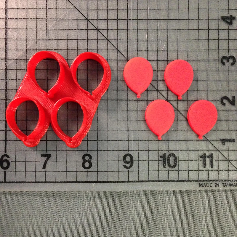 

Balloon Multi-knife Cookie Cutter Kitchen Baking Supplies Cake Icing Decoration Tools Set 3D Custom Printing Of Various Patterns