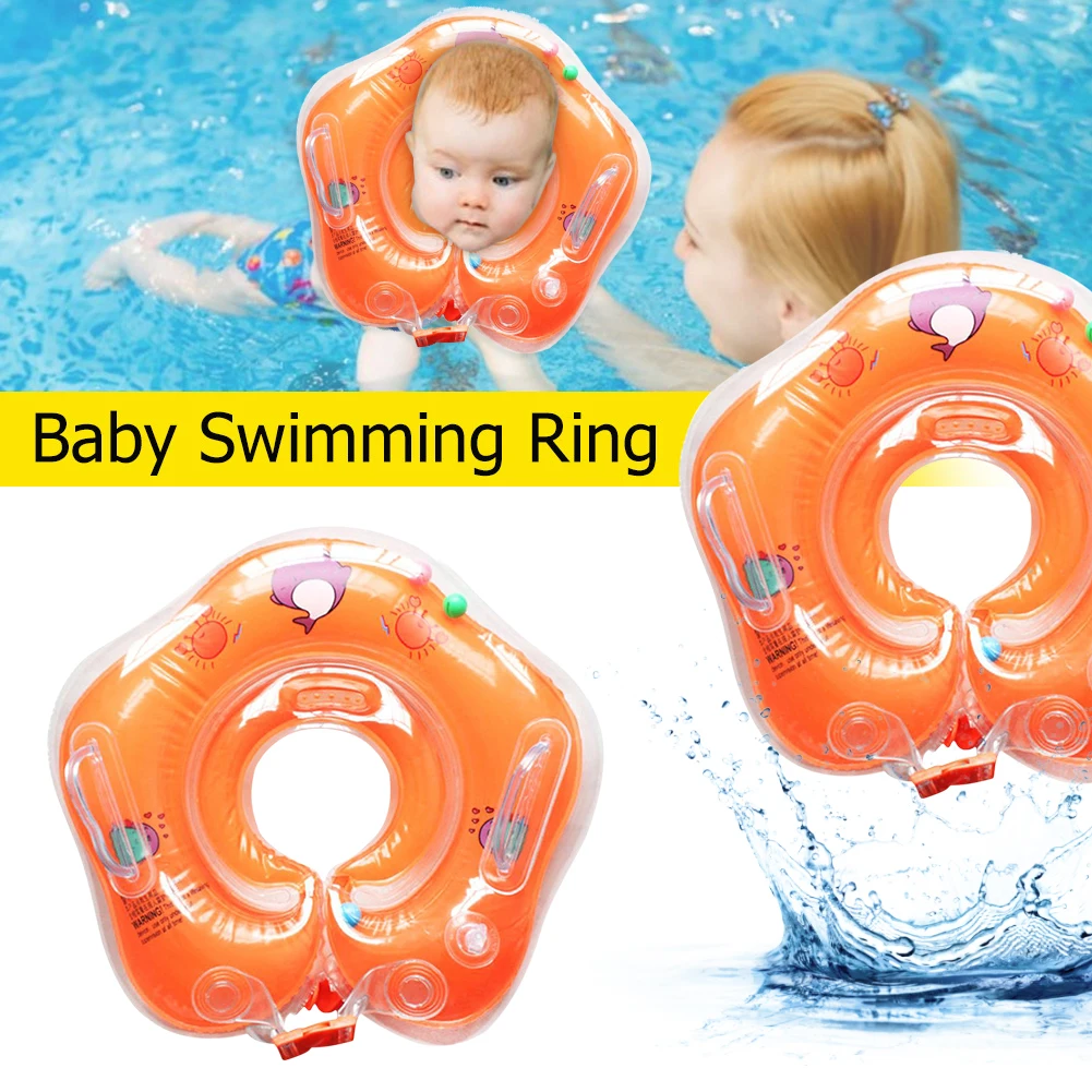 

1 Pc Newborn Baby Kids Infant Swimming Protector Neck Float Ring Safety Life Buoy Life Saver Neck Collar Swimming Inflatable