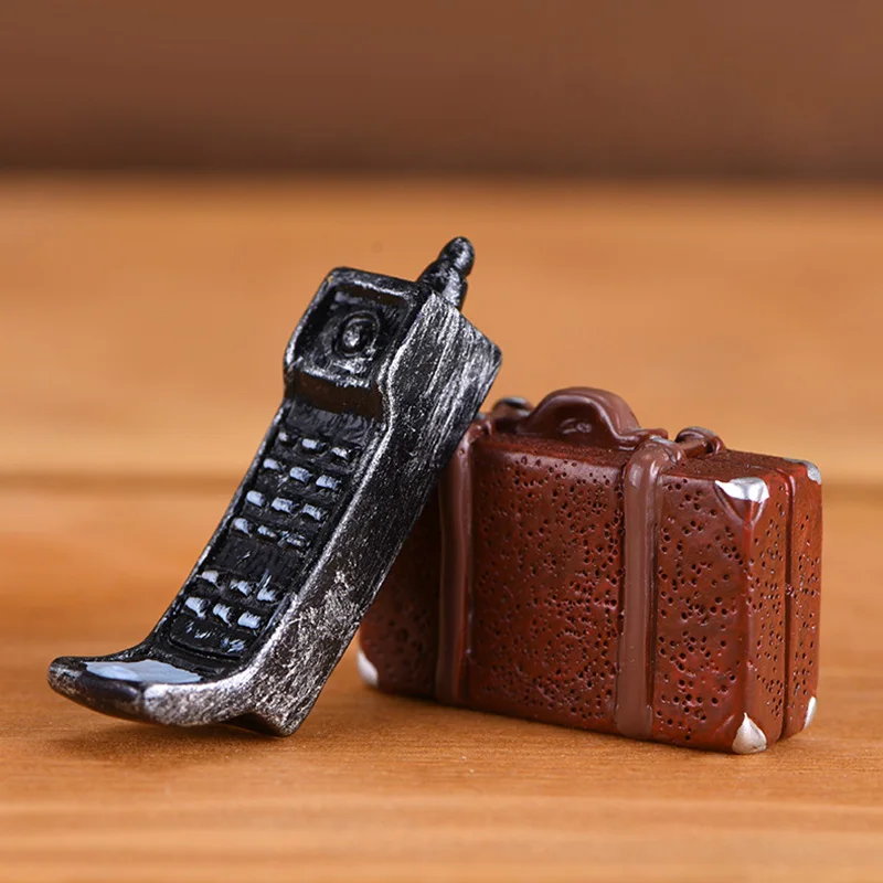 Милая мини камера ТВ радио фонограф имитация смолы игрушка украшение для