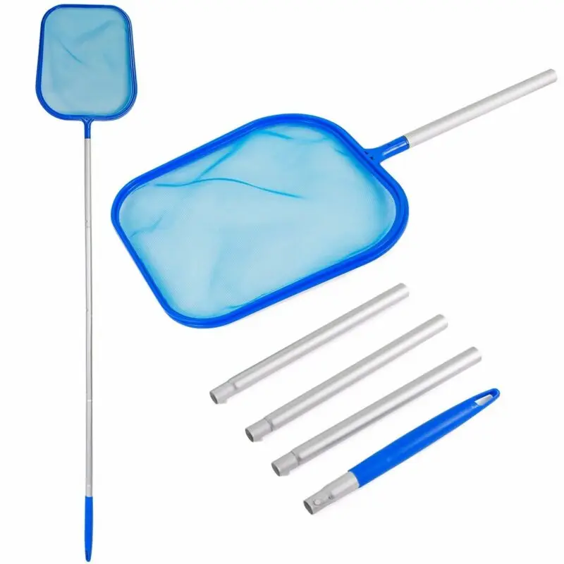 

Бассейн спа фонтан листовой мусор скиммер сетка w/4 'Телескопический алюминиевый шест